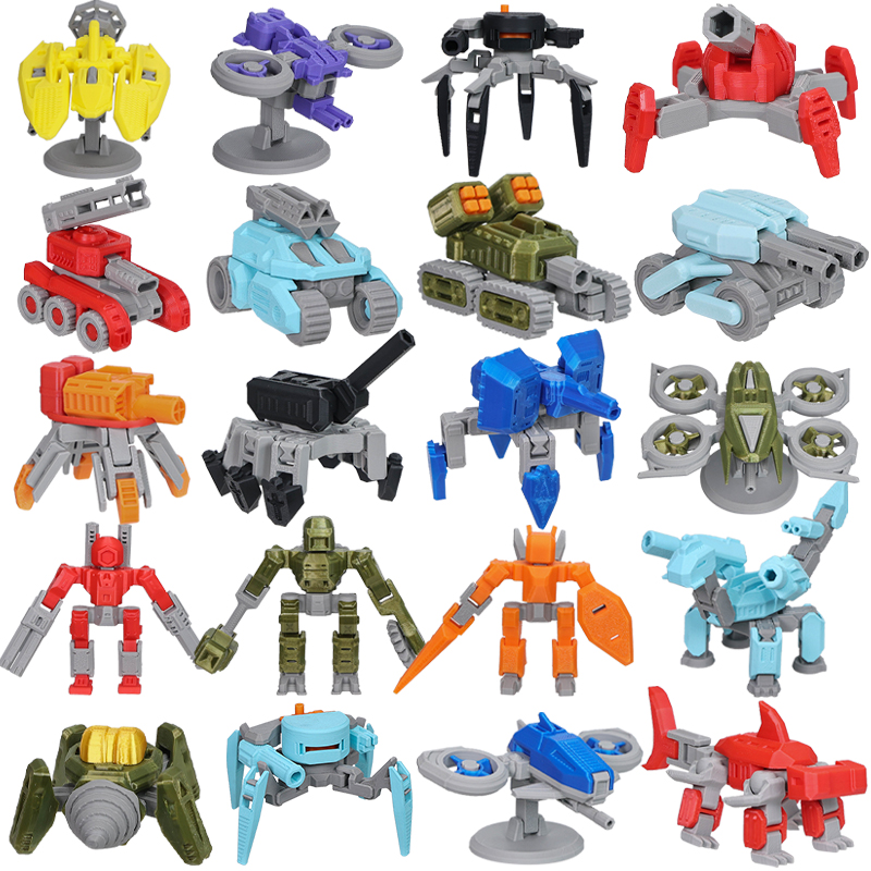 Drone 3D Modeling - 3D 프린팅 미니 전투기 메카 드론