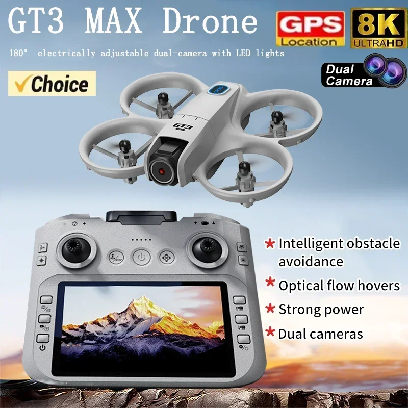 Drone Video Production - 2026 신형 GT3 미니 LED 접이식