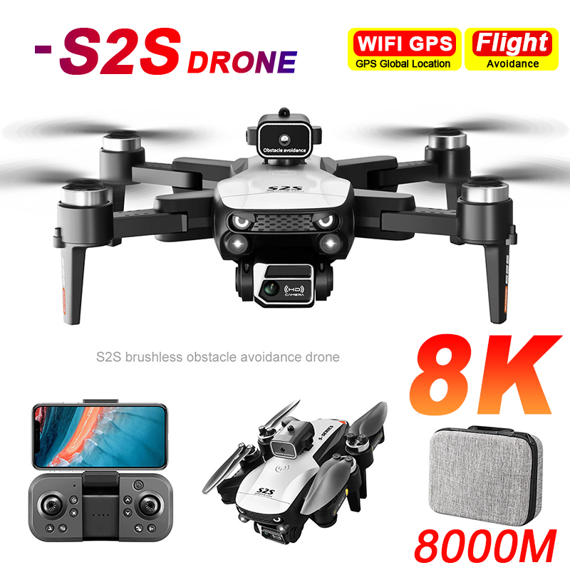 새로운 S2S 드론 8K 전문 HD 듀얼 카메라 브러시 - Drone Surveying 리뷰 및 가격
