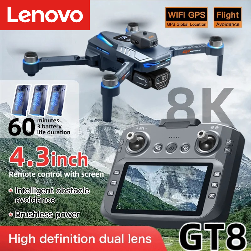레노버 GT8 드론 8K 프로페셔널 듀얼 카메라 GPS - Drone Multispectral 리뷰 및 가격