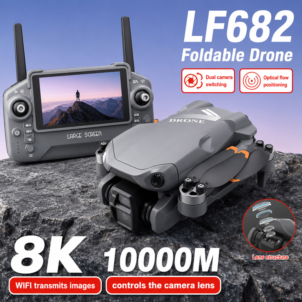 항공 사진 촬영 LF682 드론 8K HD 듀얼 카메라 - Drone Cinematic 리뷰 및 가격