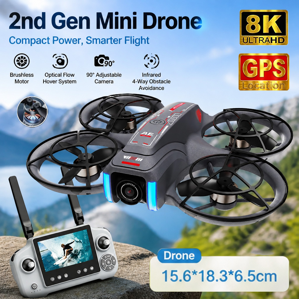 새로운 2세대 AE21 GPS 드론 전문가용 8K 카메 - Drone Multispectral 리뷰 및 가격